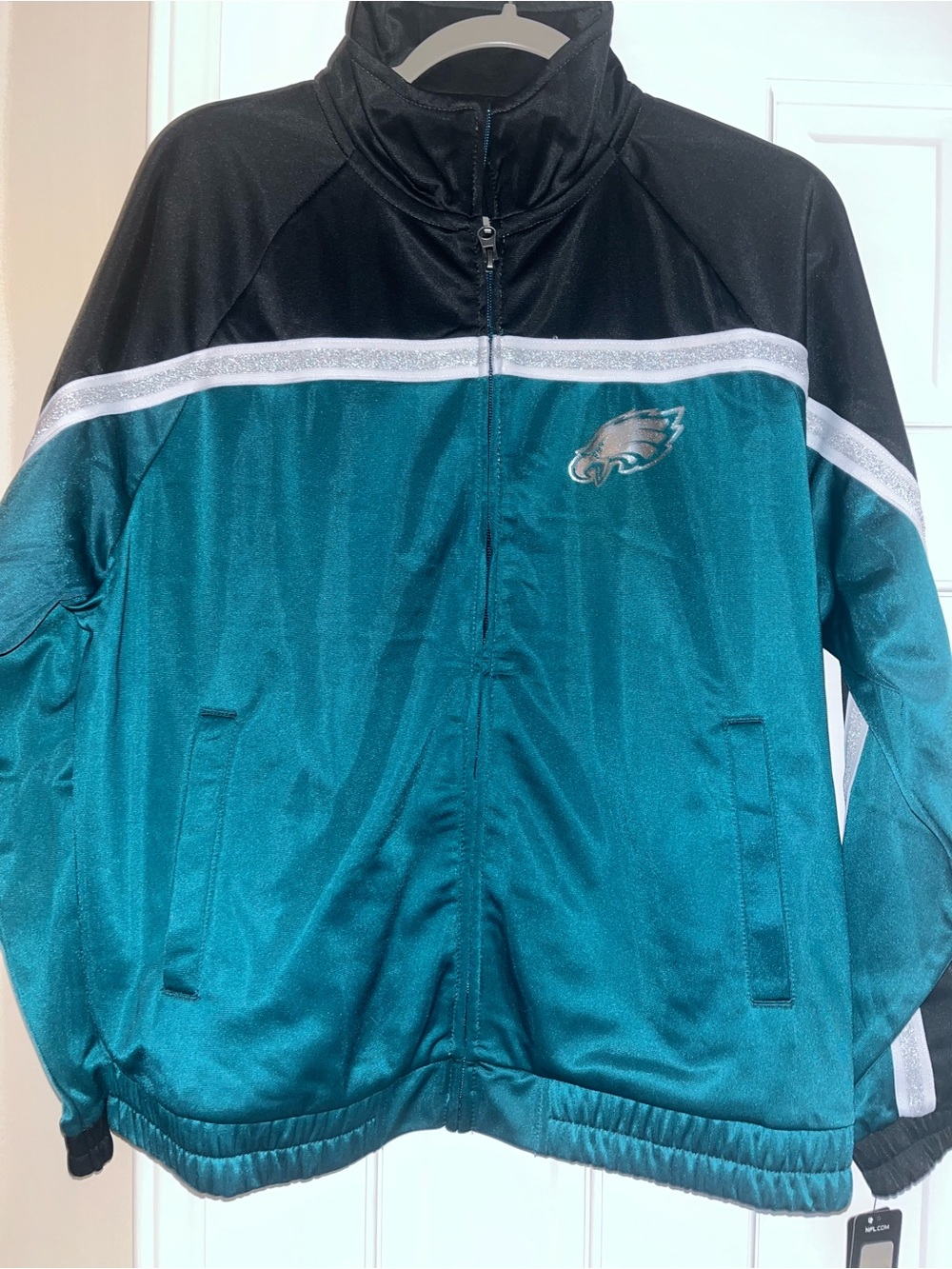 NWT Women’s Teal and Black Philadelphia Eagles Track Jacket
